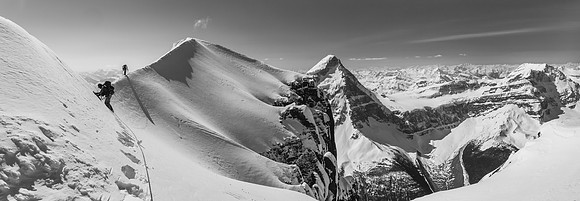 This is what it's all about! Great fun on the final ridge to the summit of one of my favorite peaks of all time.