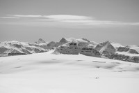 Looking south to Castleguard Peak.