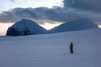 Evening settles in around camp.