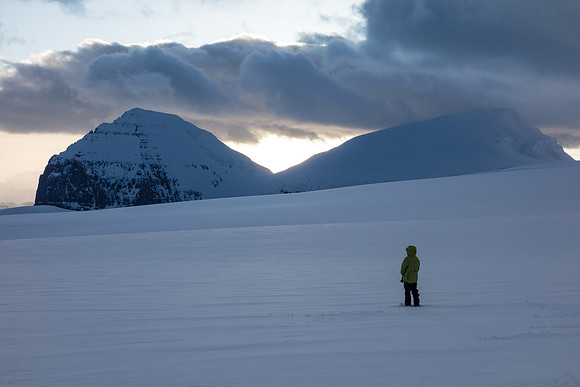 Evening settles in around camp.