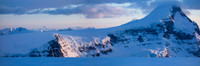 Sunset on the Columbia Icefields.