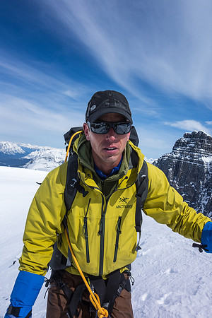 TJ on the summit of West Twin.