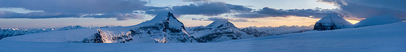 Evening settles in around camp.