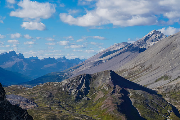 Clearwater Mountain over Pipestone Pass.