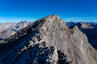 Cornelius near the summit of Deluc Mountain.