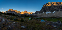 At camp with Deluc at distant center.