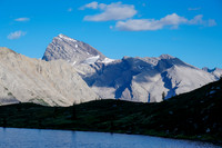 Cataract Peak looms over the Pipestone River Valley.
