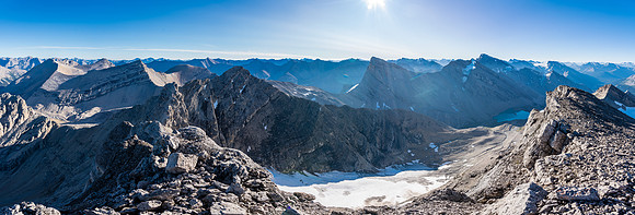 Spectacular views to the east.