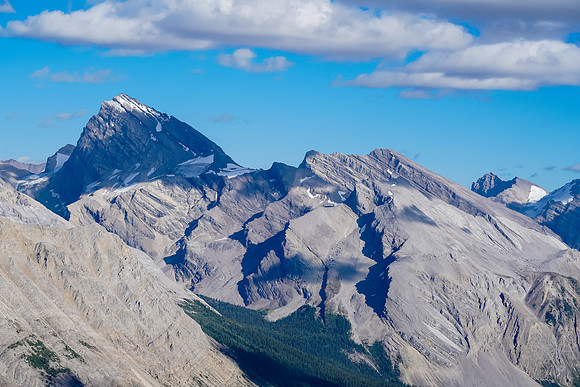 Cataract Peak rises at left.