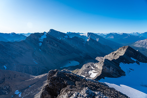Little and Big Cataract Peak, Drummond and South Brother (R).