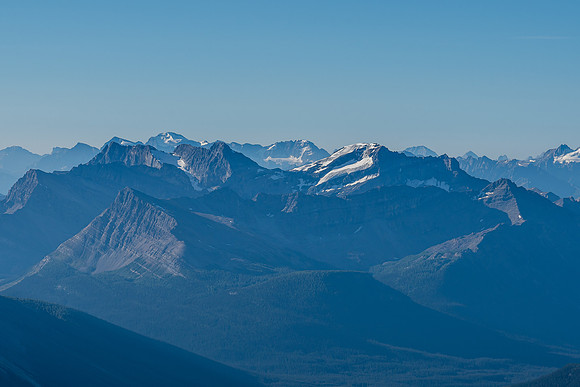 Merlin Ridge in front of Richardson, Pika and Ptarmigan (L).