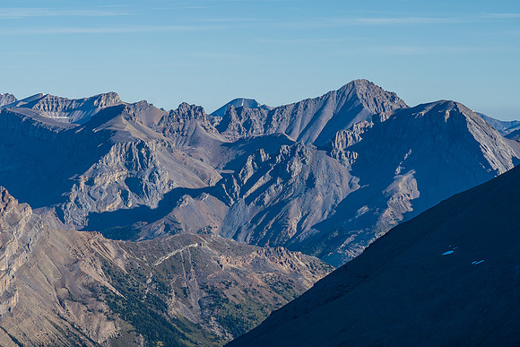 Mamen Peak and Mount Huestis.