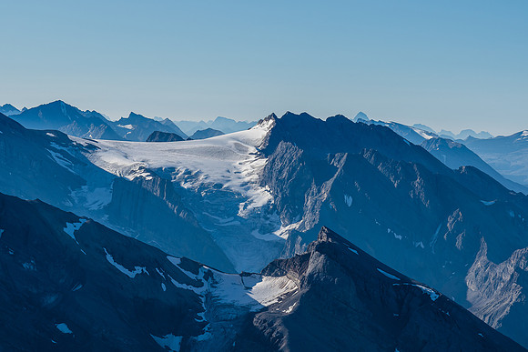 The Drummond Icefield with Cyclone and Pipestone and even Mount Assiniboine!