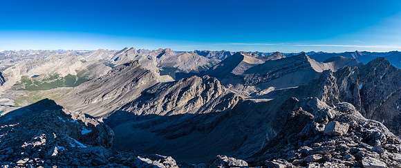 Views over the Clearwater towards the Murchison Group, Harris and Dip Slope.
