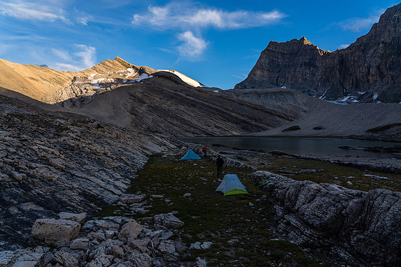 Our lovely bivy site.