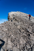 Nearing the summit of Dip Slope Mountain.