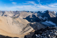 Snort, Bleat, McConnell, Drummond and Cataract in a wildly remote area of Banff National Park.