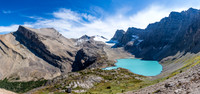 Dip Slope Mountain and the stunning lake with Deluc outliers rising to the right.