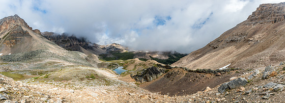 Views back over the small pond towards NMP at center.