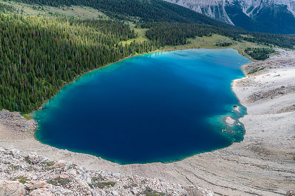 The stunning Upper Fish Lake.