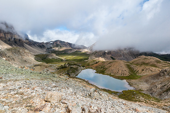 Views over the small pond.