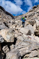 Getting into the upper south bowl of Harris was much more work than it appeared.