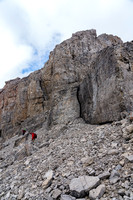 Abandoning any hope of standing on top of Mount Harris from the south side.