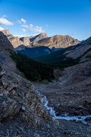 Mount Harris awaits in the sun... I was so excited at this point!