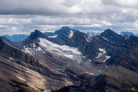 Cataract Peak rises over the Dip Slope Lakes.