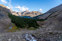 Mount Harris awaits in the sun... I was so excited at this point!