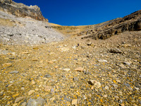 Ascending south slopes of Minnow Peak.