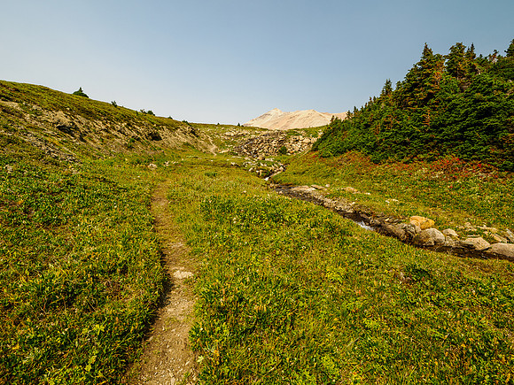 Hiking the Fish Lakes Trail to North Molar Pass.