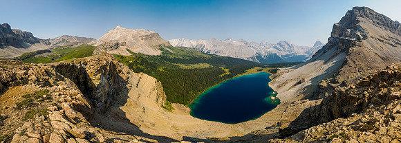 Fish Lakes and Minnow Peak (R).