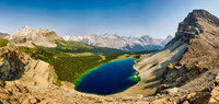 Fish Lakes and Minnow Peak (R).