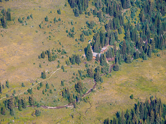 The Fish Lakes warden cabin.