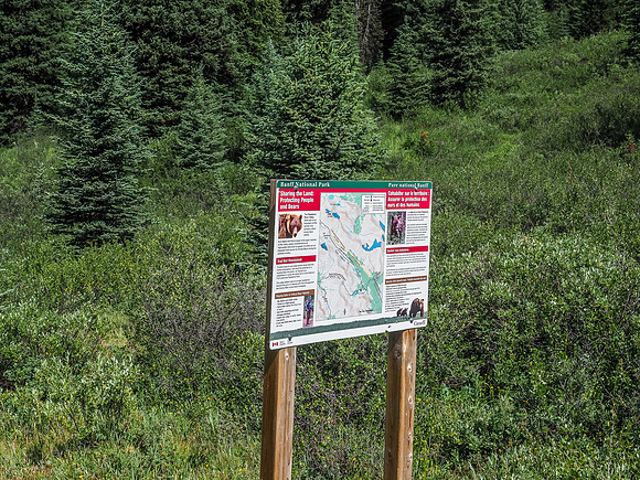 At the Pipestone River crossing.