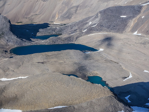 Source tarns for Roaring Creek.