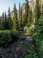 Crossing a much smaller Mosquito Creek high above the Mosquito Creek Campground.