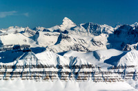 Mount Forbes is the highest peak in Banff National Park at 11,851ft.