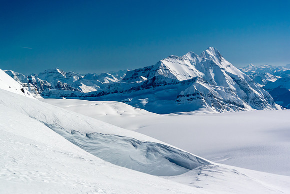 There are large holes on Androlumbia. Many smaller ones too. Bryce is always trying to steal the show on this end of the Icefields.