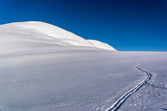 Looking back at a fantastic Rockies ski run!
