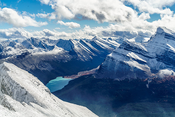 Looking back at Douglas Lake and Mount Douglas at right.