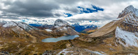 Amazing views over Skoki from the summit of Packer's Pass Peak.
