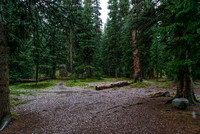 The steady drizzle changes to snow just before we leave camp.