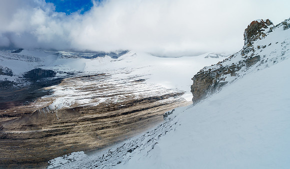 Looking across towards Cyclone Mountain.