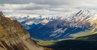 Looking beyond Skoki to the north towards Cataract and beyond.