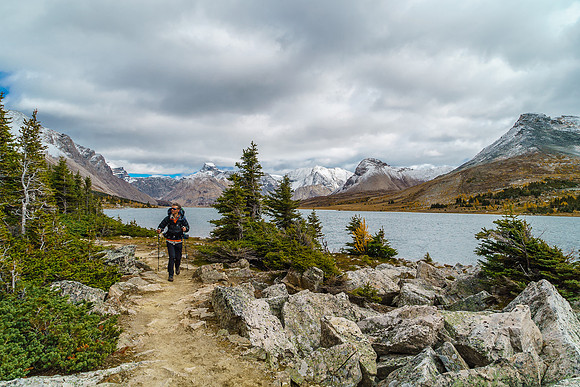 Back on the highway along Ptarmigan Lake.