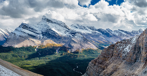 One of my favorite shots from the trip - another wild scene involving Mount Douglas and its larch covered lower northern slopes.