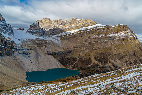 Looking back at Zigadenus Lake.