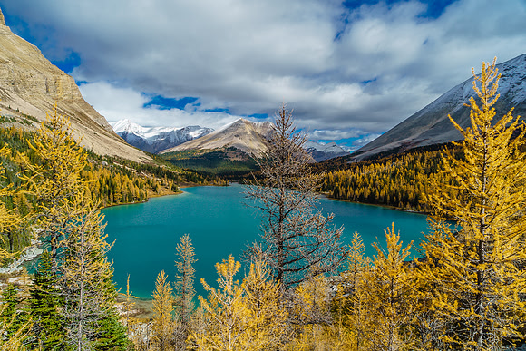 Beautiful view of Myosotis Lake from near Zigadenus Lake.